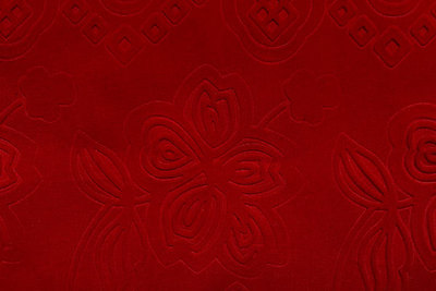 RS010-3D凹凸纺织品压花