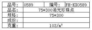 75x300消光珍珠点